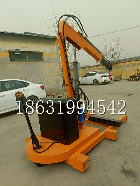 滦南县自卸车厢随车吊 自制轮式四不像起重机 四驱平板吊 5吨 贵盛